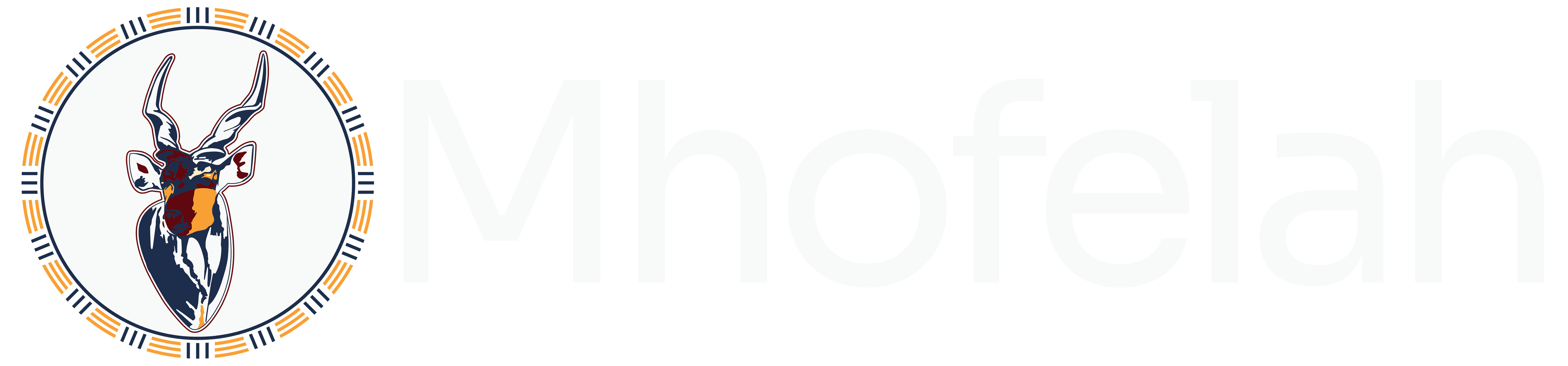 Mhofelah Logo White